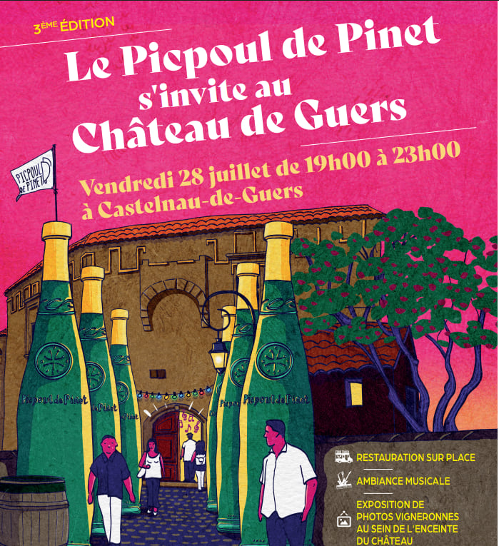 Le Picpoul de Pinet s'invite au Château